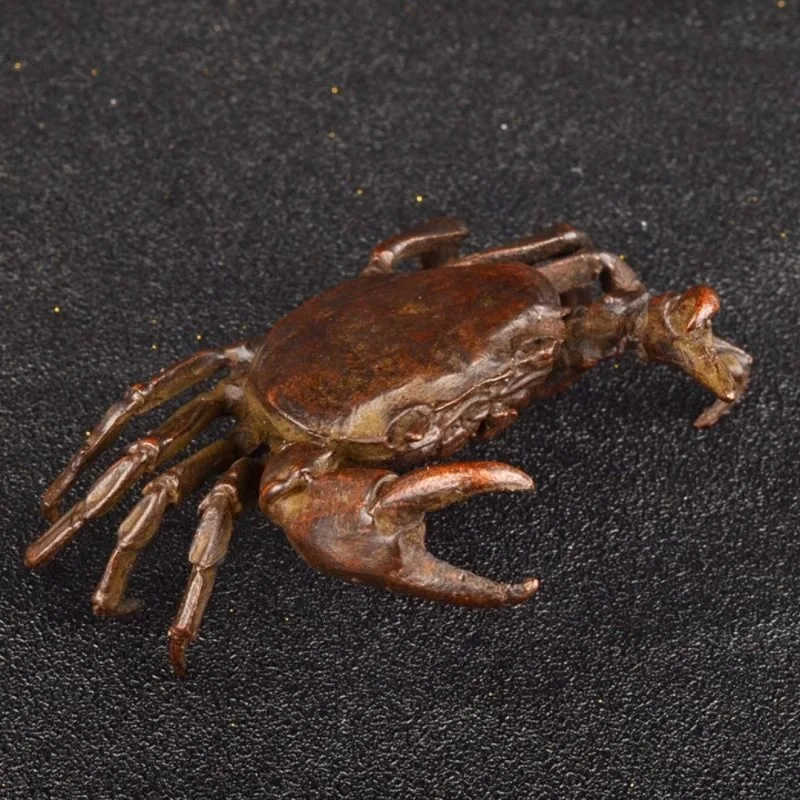 Vintage Crab Simulation Animal Model Statue Figurine Miniature Tea Pet Ornament Antique Metal Crafts Desk Decoration
Vintage Crab Simulation Animal Model Statue Figurine Miniature Tea Pet Ornament Antique Metal Crafts Desk Decoration