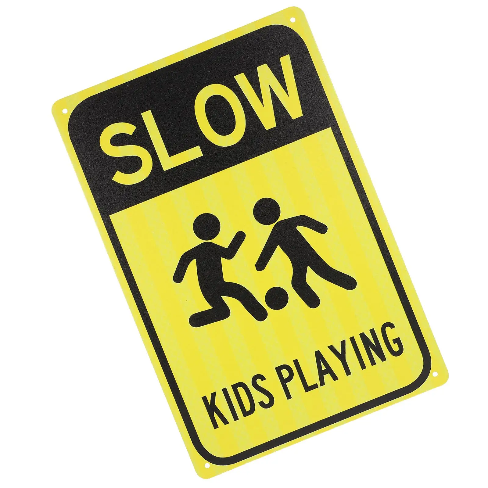 Safety Road Signs Iron Metal Sheet Kids Playing Attention Slow Down Traffic Street Sign Weather Resistant Long Lasting
Safety Road Signs Iron Metal Sheet Kids Playing Attention Slow Down Traffic Street Sign Weather Resistant Long Lasting