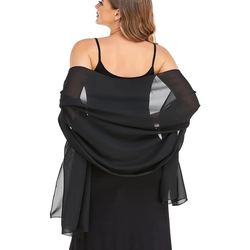 Women's dual-purpose shawl Evening dress party bride bridesmaids elegant soft silk scarf
Women's dual-purpose shawl Evening dress party bride bridesmaids elegant soft silk scarf