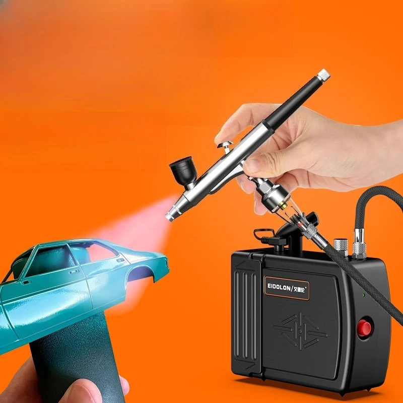 Model Small Airbrush Air Pump Acrylic Paint Coloring Electric Spray Pen Baking Tattoo Covering Nail Art Spray Paint Gun
Model Small Airbrush Air Pump Acrylic Paint Coloring Electric Spray Pen Baking Tattoo Covering Nail Art Spray Paint Gun