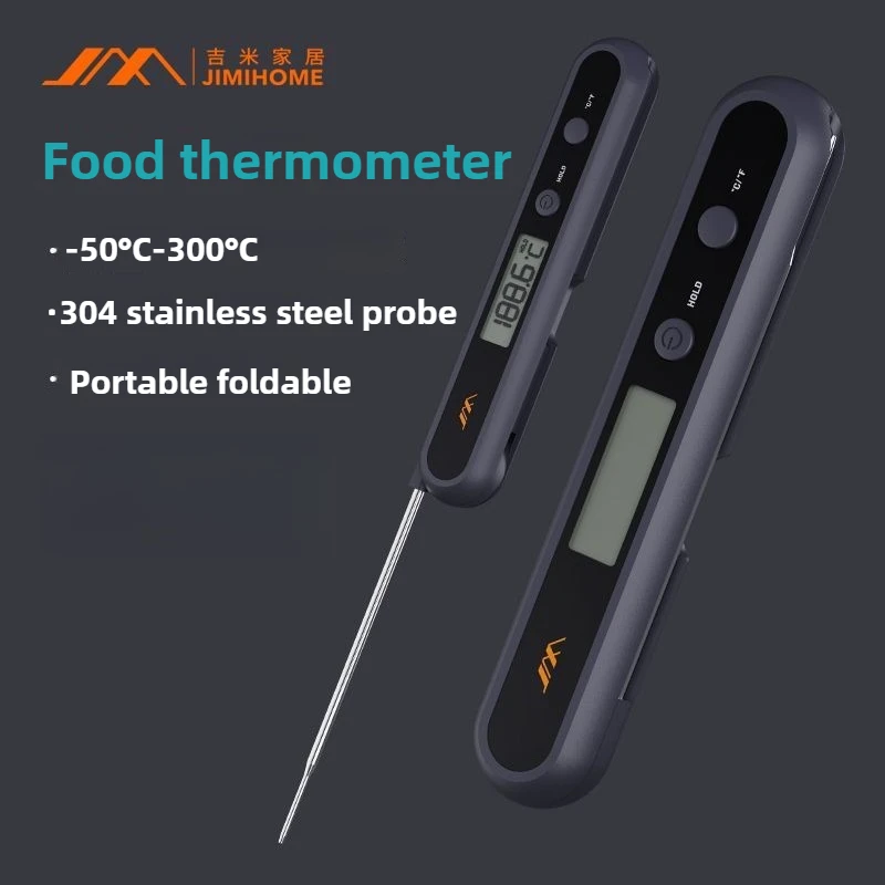 JIMIHOME Пищевой термометр -50 ° C~300 ° C Точный цифровой пищевой термометр с подсветкой для гриля, приготовления выпечки
JIMIHOME Пищевой термометр -50 ° C~300 ° C Точный цифровой пищевой термометр с подсветкой для гриля, приготовления выпечки