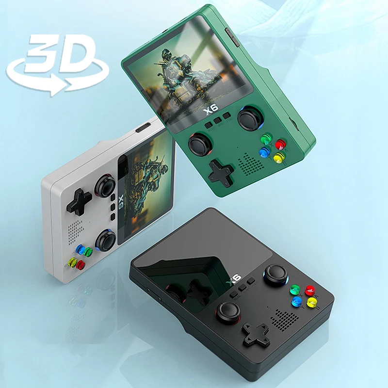X6 Portable Handheld Game Console 3.5Inch IPS Screen 10000+ Classic Games 11 Simulators GBA Video Game Console for Children Gift
X6 Portable Handheld Game Console 3.5Inch IPS Screen 10000+ Classic Games 11 Simulators GBA Video Game Console for Children Gift