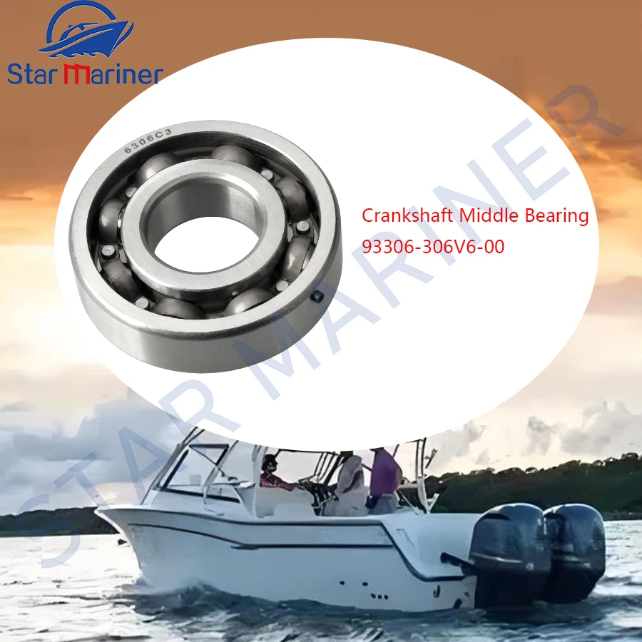Средний подшипник коленчатого вала 93306-306V6 93306-306V6-00 для подвесного 2-тактного двигателя Yamaha 40HP 93306306V6 заменяет лодочный двигатель
Средний подшипник коленчатого вала 93306-306V6 93306-306V6-00 для подвесного 2-тактного двигателя Yamaha 40HP 93306306V6 заменяет лодочный двигатель