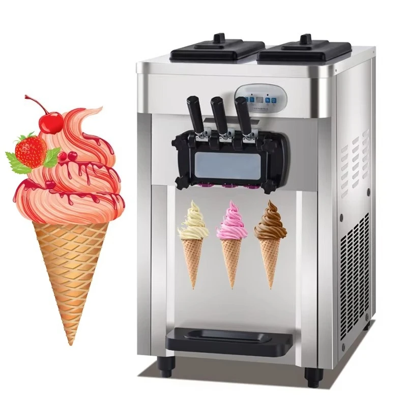 3 Favors Soft Ice Cream Makers Machine Commercial Counter Top Electric Stainless Steel Ice Cream Machine
3 Favors Soft Ice Cream Makers Machine Commercial Counter Top Electric Stainless Steel Ice Cream Machine