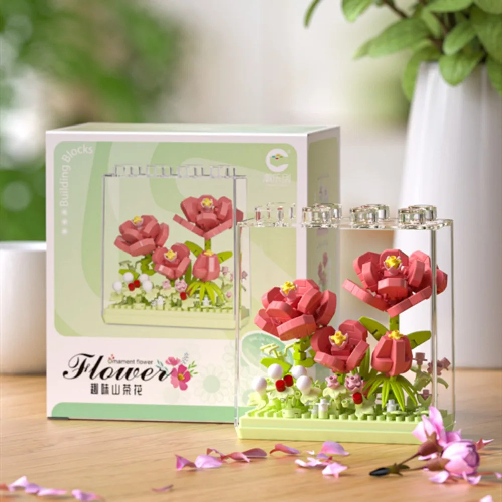 Kawaii Flower Bouquet Building Blocks Carnation/Sunflower/Gardenia/Camellia Cartoon Assembly Model DIY Puzzle Blocks
Kawaii Flower Bouquet Building Blocks Carnation/Sunflower/Gardenia/Camellia Cartoon Assembly Model DIY Puzzle Blocks