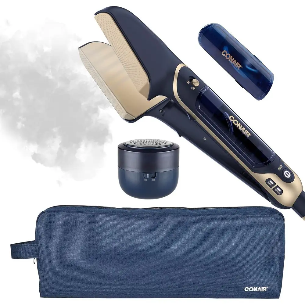 3-in-1 Multipurpose Steamer with Fabric Shaver, Extra Tank, and Storage Bag, Night Blue
3-in-1 Multipurpose Steamer with Fabric Shaver, Extra Tank, and Storage Bag, Night Blue