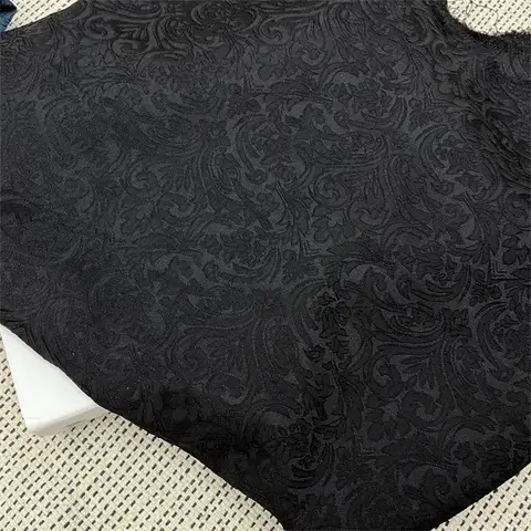 Heart Shape Pattern Brocade Jacquard Damask Fabric For Sewing Women Dress Curtain Pajamas DIY Suit Tie Bowknot Craft Accessories