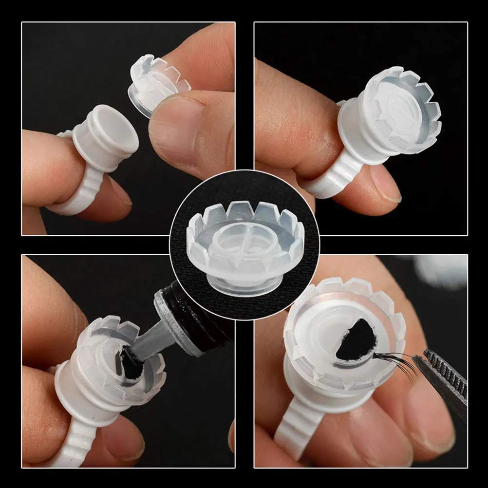 300Pcs Lash Extension Anti-Spill Holder for Eyelash Grafting Fan Making Root Collection Portable Beauty Supplies
300Pcs Lash Extension Anti-Spill Holder for Eyelash Grafting Fan Making Root Collection Portable Beauty Supplies