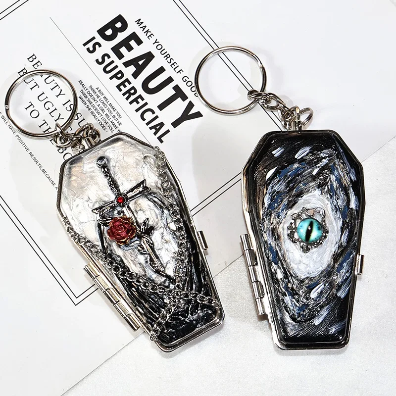 Best Portable Metal Ashtray Finished Product with Keychain Creative Coffin-Shaped Storage Box Mini Small Ornament
Best Portable Metal Ashtray Finished Product with Keychain Creative Coffin-Shaped Storage Box Mini Small Ornament