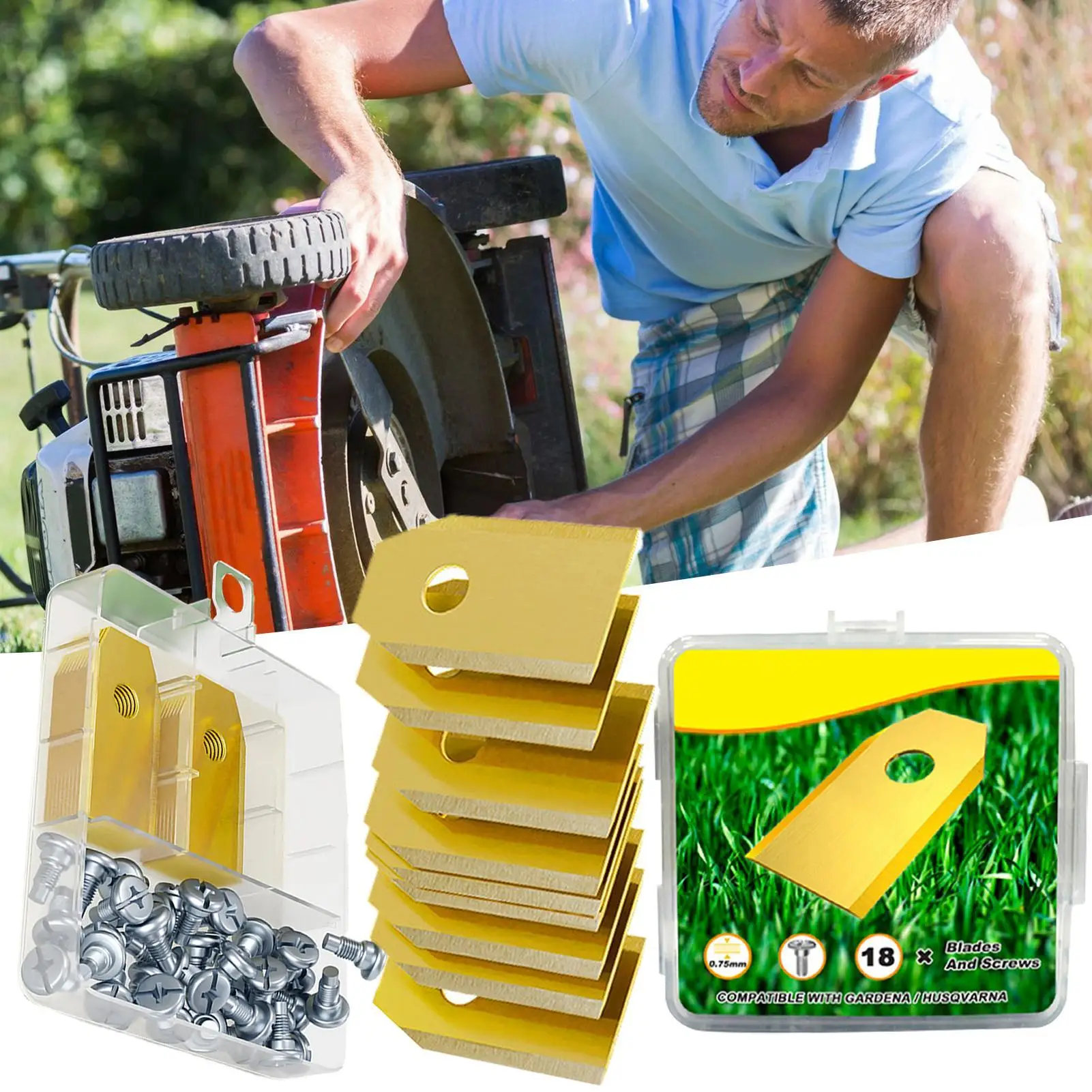 Mower Accessories Replacement Robotic Mower Head Cutter Heavy-Duty 1 Set Stainless Steel Versatile Trimmer For Grass Cutting
Mower Accessories Replacement Robotic Mower Head Cutter Heavy-Duty 1 Set Stainless Steel Versatile Trimmer For Grass Cutting