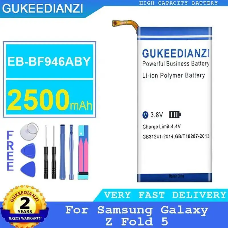 2500 мАч EB-BF946ABY для Samsung Galaxy Z Fold 5, замена аккумулятора мобильного телефона премиум-класса
2500 мАч EB-BF946ABY для Samsung Galaxy Z Fold 5, замена аккумулятора мобильного телефона премиум-класса