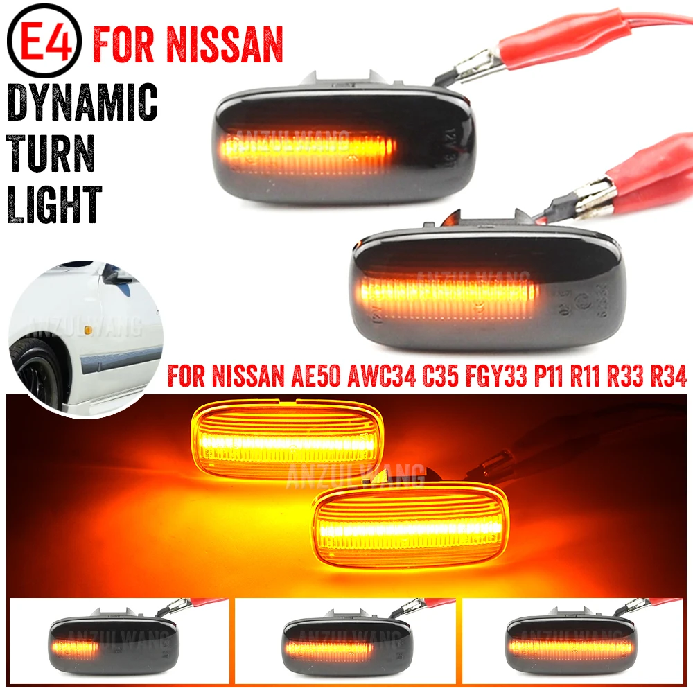 2pieces Led Dynamic Side Marker Turn Signal Light For Nissan AE50 ambulance AWC34 STAGEA FGY33 CIMA P11 P11E R11 Presea
2pieces Led Dynamic Side Marker Turn Signal Light For Nissan AE50 ambulance AWC34 STAGEA FGY33 CIMA P11 P11E R11 Presea