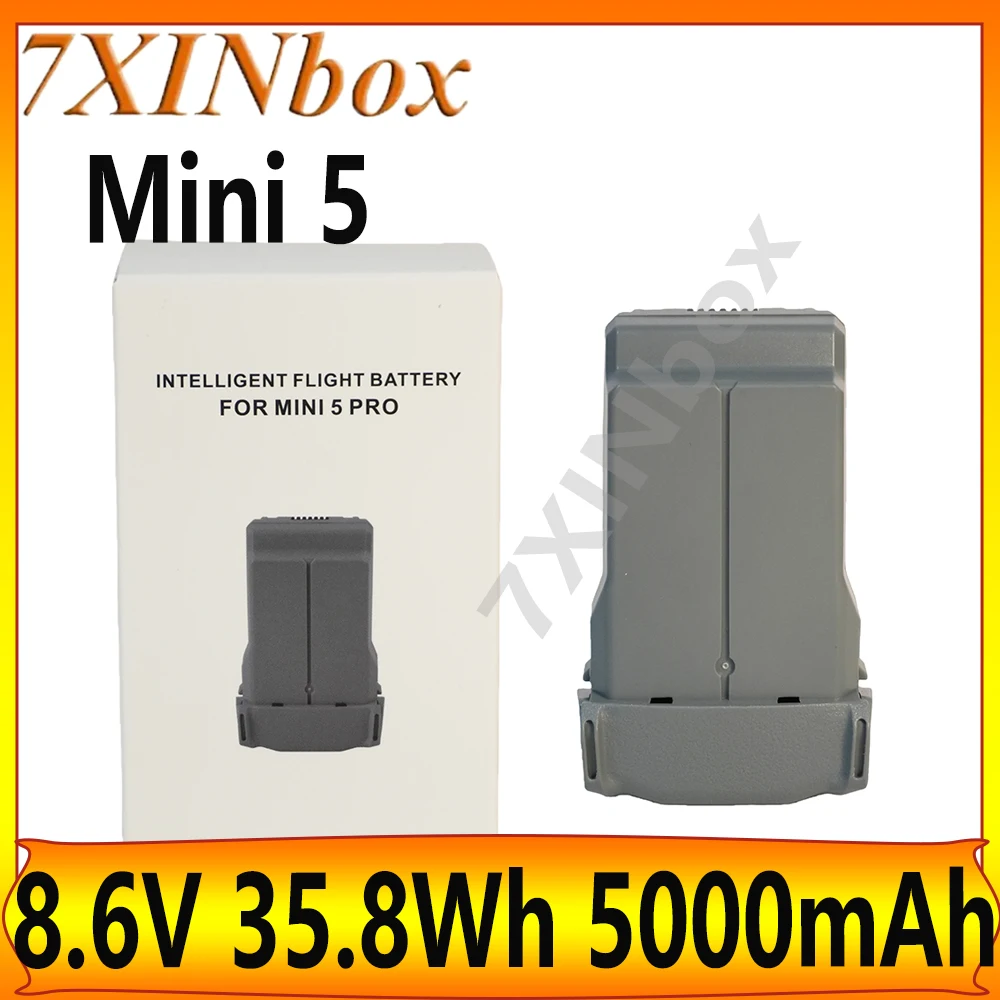 7XINbox Mini 5 5000mAh OEM Battery Plus For DJI Mini 5 Pro / Mini 3/ Mini3 Pro / 4Pro Intelligent Flight Drone Replacement Part
7XINbox Mini 5 5000mAh OEM Battery Plus For DJI Mini 5 Pro / Mini 3/ Mini3 Pro / 4Pro Intelligent Flight Drone Replacement Part