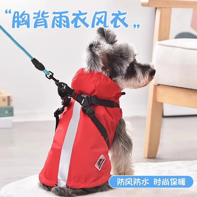 Pet Dog Outdoor Clothes Autumn and Winter Clothing Small and Medium-Sized Dogs Raincoat Shell Jacket
Pet Dog Outdoor Clothes Autumn and Winter Clothing Small and Medium-Sized Dogs Raincoat Shell Jacket
