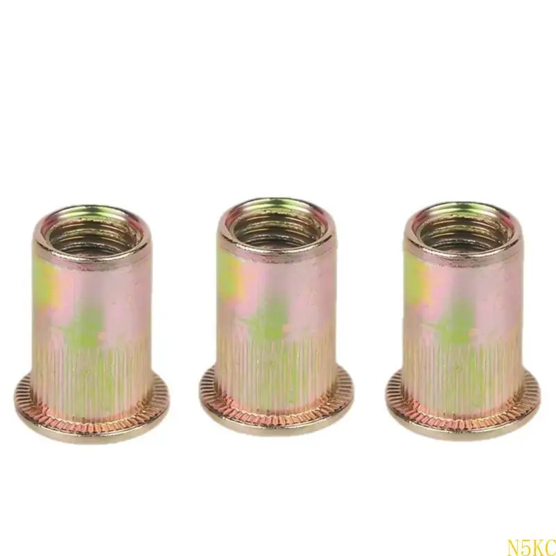 N5KC 100Pcs Carbon Steel Rivnut 3/4/5/6/8/10/12mm Rivets Insert Nutsert Caps Rivets Nut
N5KC 100Pcs Carbon Steel Rivnut 3/4/5/6/8/10/12mm Rivets Insert Nutsert Caps Rivets Nut