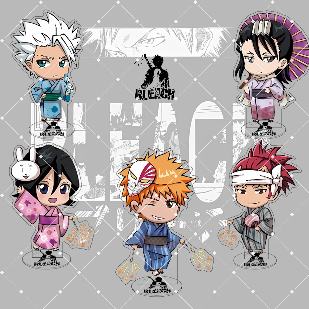Anime BLEACH 10CM Acrylic Stand keychain Anime Figure Ichigo Rukia Desktop Ornament Backpack Charm Party Gift For Collectors
Anime BLEACH 10CM Acrylic Stand keychain Anime Figure Ichigo Rukia Desktop Ornament Backpack Charm Party Gift For Collectors