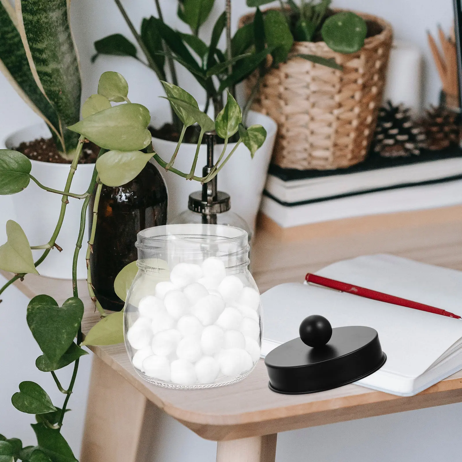 3Pcs Clear Glass Cotton Swab Holder Stainless Steel Sealed Lid Cotton Pad Dispenser Bathroom Table Decor Storage Jar Organizer
3Pcs Clear Glass Cotton Swab Holder Stainless Steel Sealed Lid Cotton Pad Dispenser Bathroom Table Decor Storage Jar Organizer