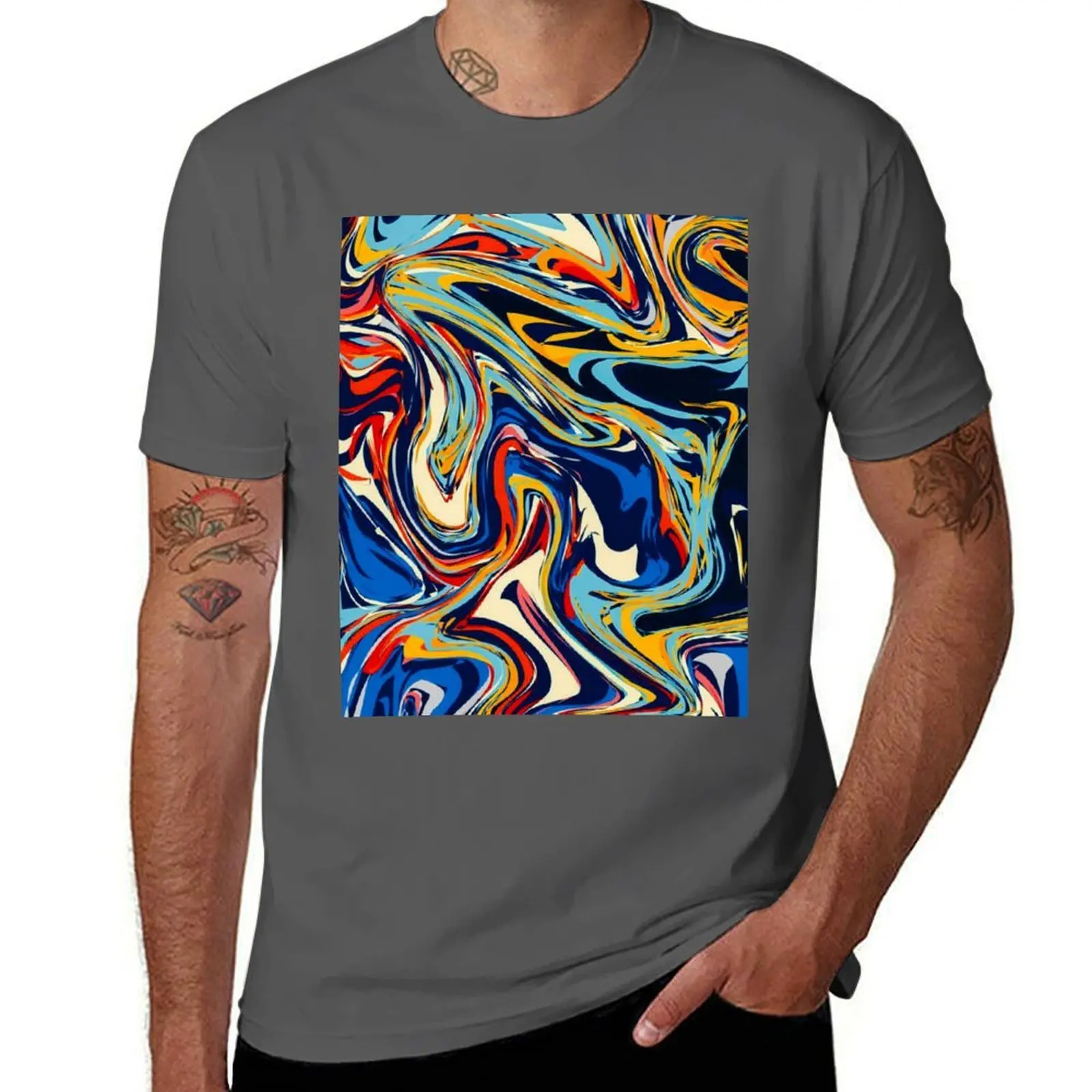 psychedelic paint liquid T-Shirt Basic Lightweight Short Sleeve Tee
psychedelic paint liquid T-Shirt Basic Lightweight Short Sleeve Tee