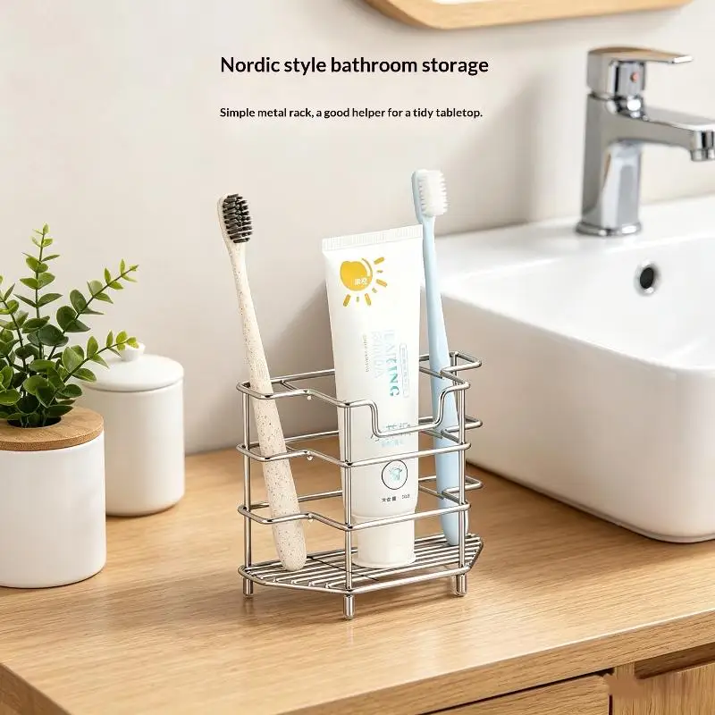 201 Stainless Steel Electric Toothbrush Holder Household Bathroom Toilet Storage Rack For Toothpaste And Razor
201 Stainless Steel Electric Toothbrush Holder Household Bathroom Toilet Storage Rack For Toothpaste And Razor