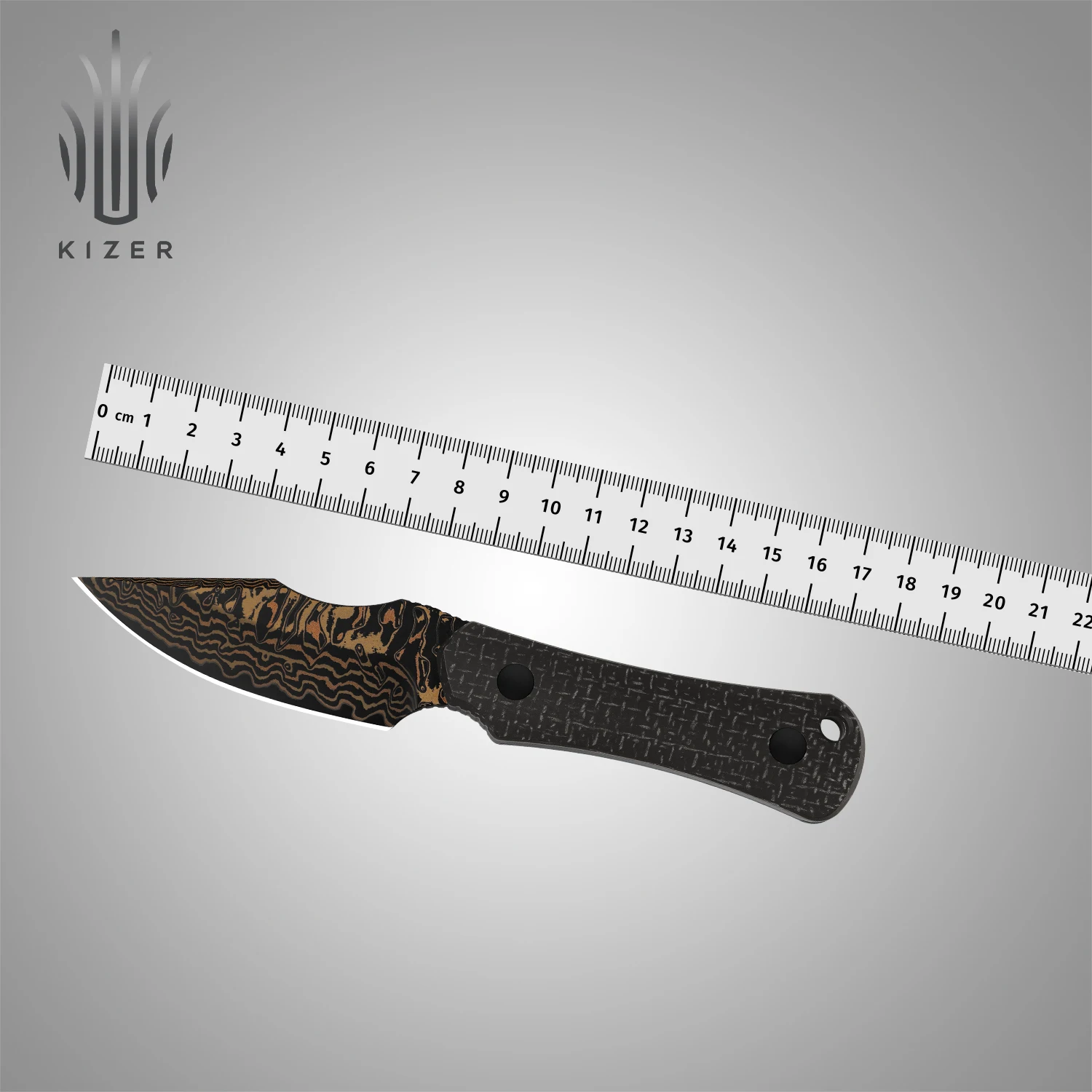 Kizer Fixed Blade Knife Bone 1122A1/A2/A3/A4 Micarta/G10/Stabilized Wood Handle With 3V/Copper Damascus/AEB-L Steel Blade
Kizer Fixed Blade Knife Bone 1122A1/A2/A3/A4 Micarta/G10/Stabilized Wood Handle With 3V/Copper Damascus/AEB-L Steel Blade
