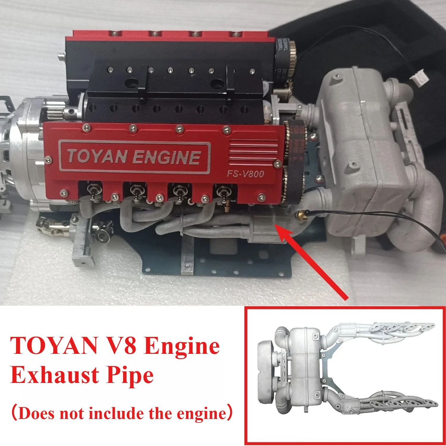 Выхлопная труба двигателя TOYAN V8 подходит для металла FS-V800 28cc 8-цилиндровый двигатель с водяным охлаждением, модель DIY, обновленные аксессуары, игрушки
Выхлопная труба двигателя TOYAN V8 подходит для металла FS-V800 28cc 8-цилиндровый двигатель с водяным охлаждением, модель DIY, обновленные аксессуары, игрушки