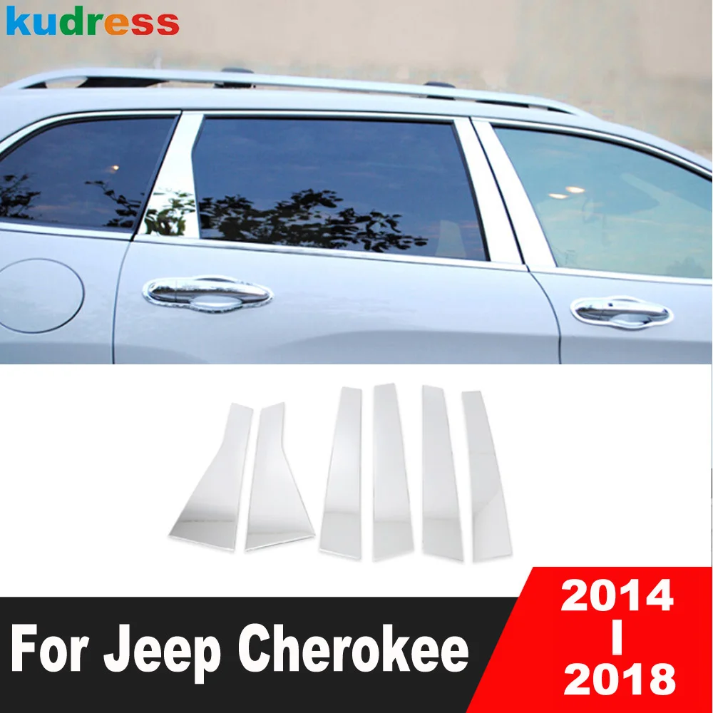 Window Center Pillar Cover Trim For Jeep Cherokee 2014 2015 2016 2017 2018 Steel Car Middle B C Pillars Post Strip Accessories
Window Center Pillar Cover Trim For Jeep Cherokee 2014 2015 2016 2017 2018 Steel Car Middle B C Pillars Post Strip Accessories