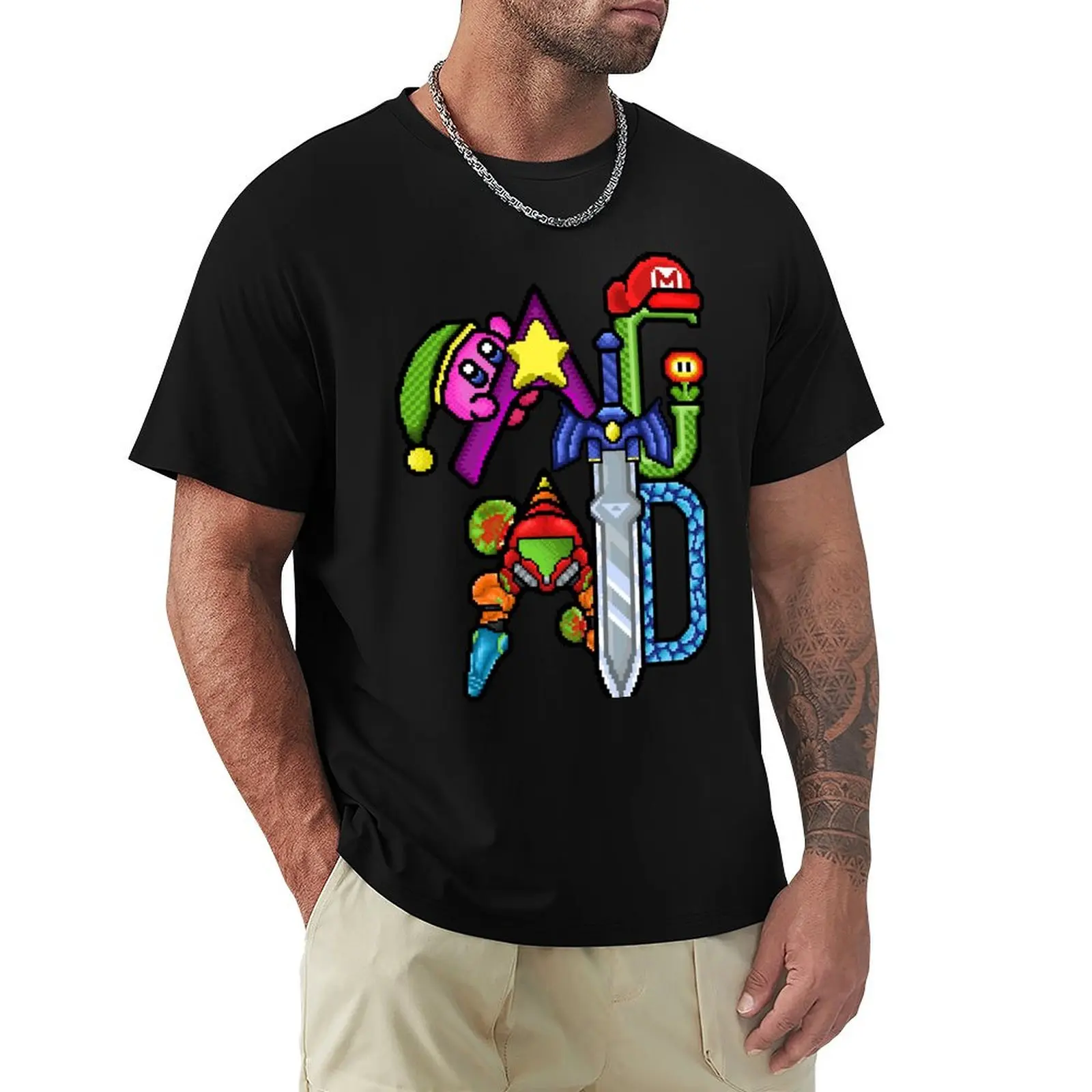 AGAD Pixel Art OG T-Shirt Soft Casual Short Sleeve Cotton Tee
AGAD Pixel Art OG T-Shirt Soft Casual Short Sleeve Cotton Tee