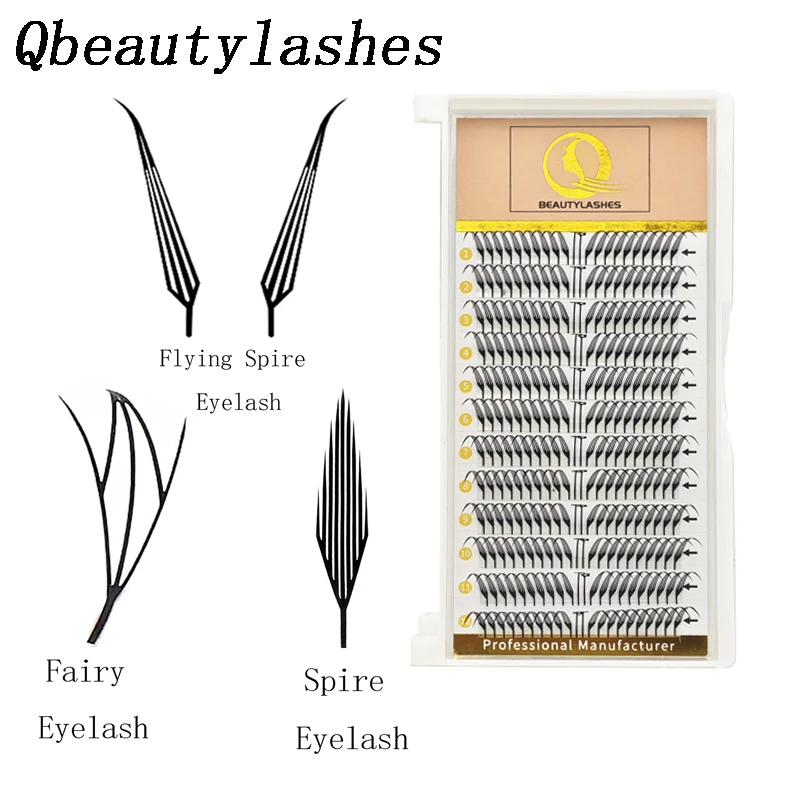 Qbeautylashes Comic Spire Eyelash Extensions Soft Natural Premade Volume Fans Individual False Eyelashes for Cosplay
Qbeautylashes Comic Spire Eyelash Extensions Soft Natural Premade Volume Fans Individual False Eyelashes for Cosplay