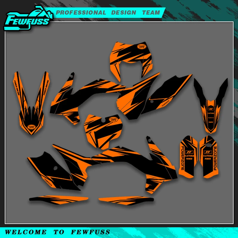 Fewfuss For KTM 125 250 300 350 450 500 SX SXF 2013-2015 EXC EXCF XCW XCF 2014-2016 Graphics Decals Stickers Kit Motorcycle
Fewfuss For KTM 125 250 300 350 450 500 SX SXF 2013-2015 EXC EXCF XCW XCF 2014-2016 Graphics Decals Stickers Kit Motorcycle