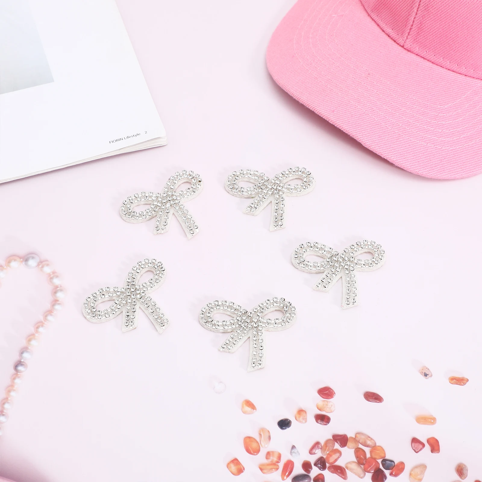 5Pcs Beaded Bow Rhinestone Applique Small Iron On Patches Crystal Embellishment For Clothes Garment Decoration
5Pcs Beaded Bow Rhinestone Applique Small Iron On Patches Crystal Embellishment For Clothes Garment Decoration