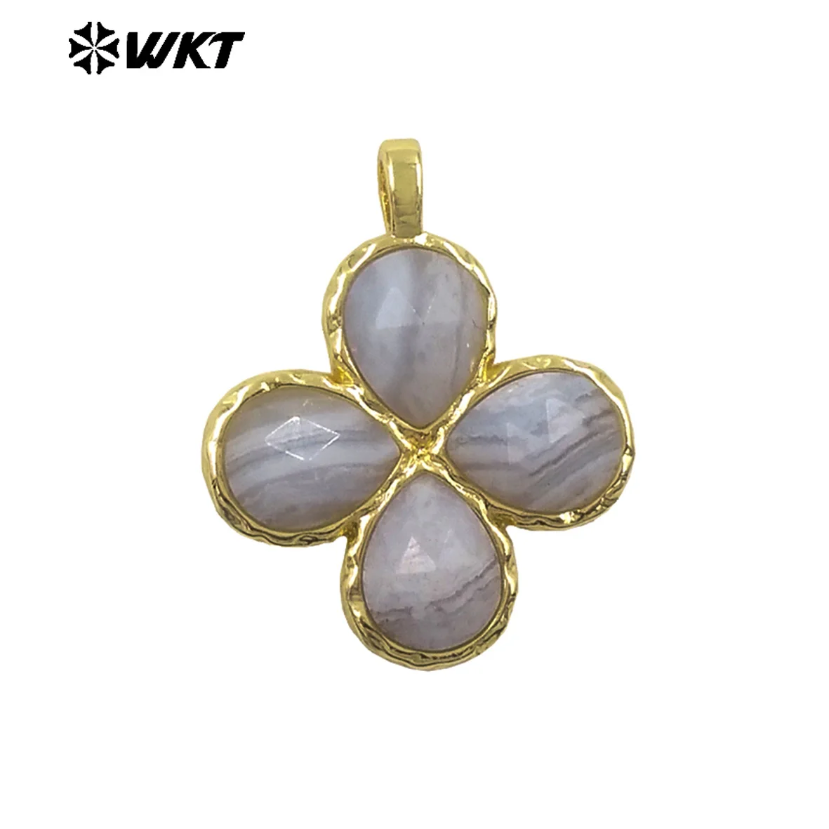 WT-P2090 Gorgeous 18K Gold Plated Multi Colors Natural Gemstone Little Flower Shape Charms Pendant As Lady Earring Accessory
WT-P2090 Gorgeous 18K Gold Plated Multi Colors Natural Gemstone Little Flower Shape Charms Pendant As Lady Earring Accessory
