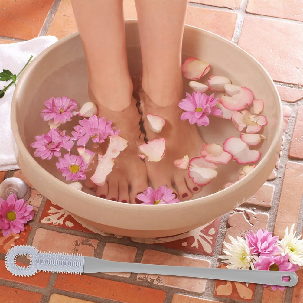 2Pcs Foot Scrubber Soft Bristle Toe Gap Cleaning Brush Long Handle Comfortable Grip Multi-Use Shower Foot Cleaner Brush
2Pcs Foot Scrubber Soft Bristle Toe Gap Cleaning Brush Long Handle Comfortable Grip Multi-Use Shower Foot Cleaner Brush