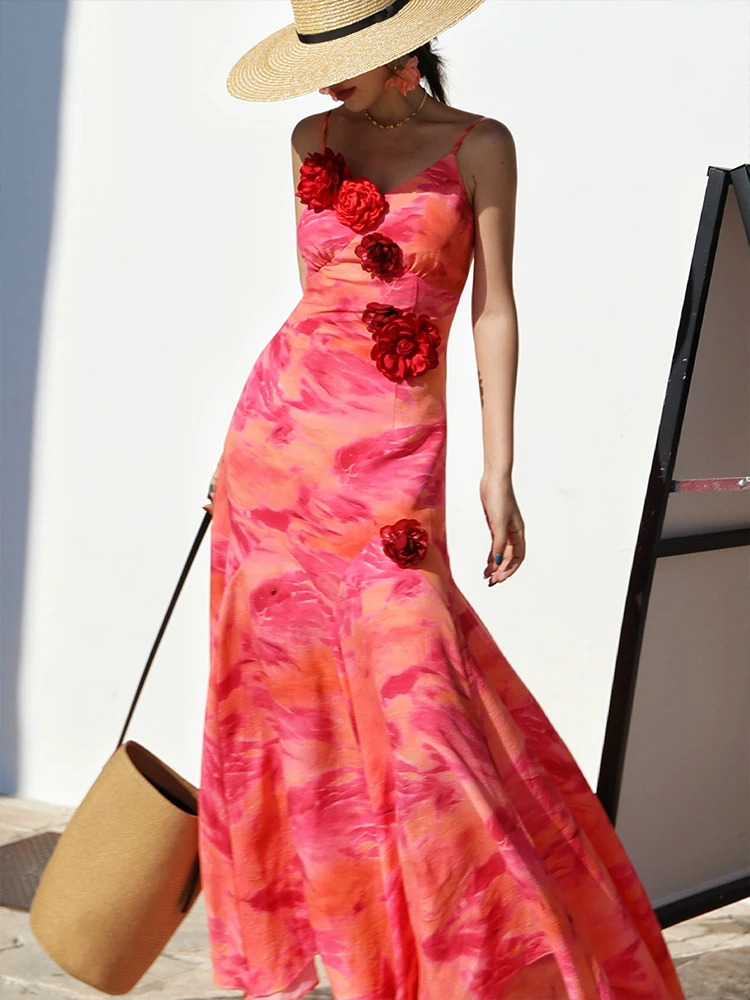 TIYIHAILEY Dresses Sleeveless Women Summer Ladies Printed Dresses Clothing Fashion Detachable Flowers Strap Sexy Ladies Maxi
TIYIHAILEY Dresses Sleeveless Women Summer Ladies Printed Dresses Clothing Fashion Detachable Flowers Strap Sexy Ladies Maxi