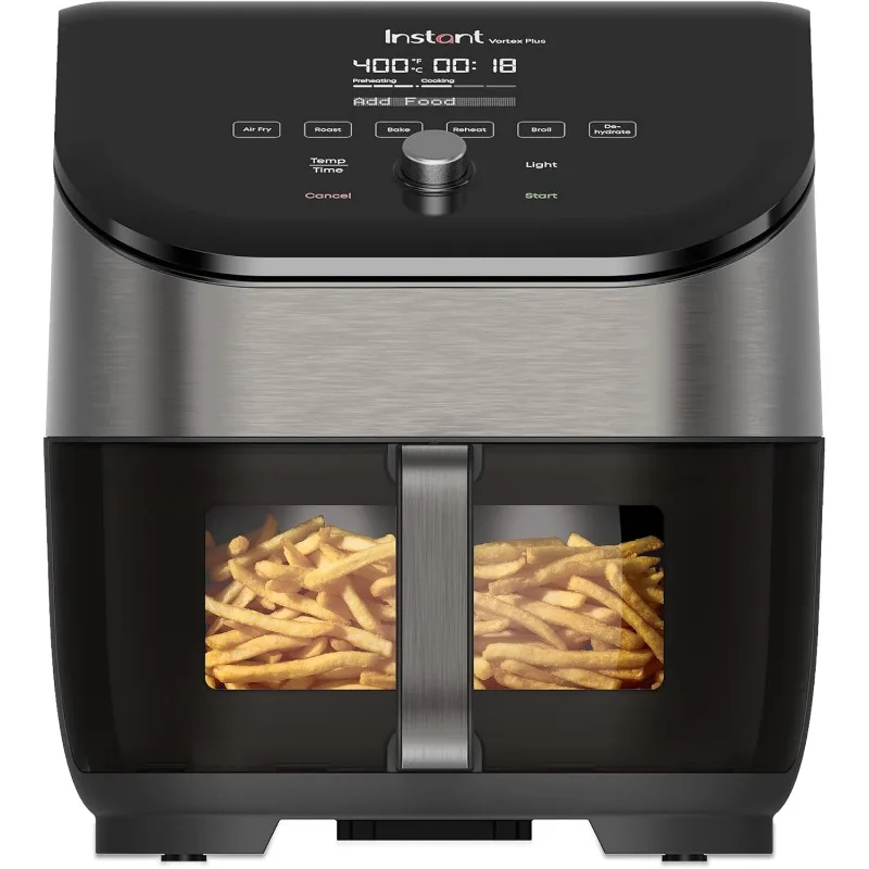Фритюрница Vortex Plus 6QT с дезодорирующей технологией, функция 6 в 1, 100 + рецептов в приложении, 1700 Вт
Фритюрница Vortex Plus 6QT с дезодорирующей технологией, функция 6 в 1, 100 + рецептов в приложении, 1700 Вт