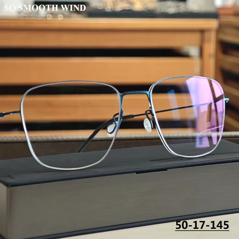 Ultralight Pure Titanium Screwless Glasses Frame Mens Square Business Eyeglasses 5506 Women Fashion Simple Gold Wire Spectacles
Ultralight Pure Titanium Screwless Glasses Frame Mens Square Business Eyeglasses 5506 Women Fashion Simple Gold Wire Spectacles