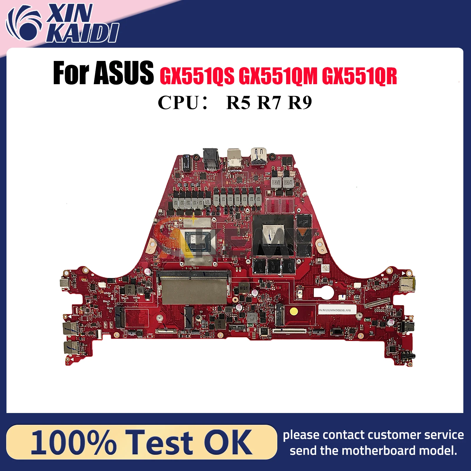 GX551QS Laptop Motherboard For ASUS ROG Zephyrus Duo GX551QR GX551QS GX551Q GX551QM Mainboard W/ R5 R7 R9 CPU tests OK fast ship
GX551QS Laptop Motherboard For ASUS ROG Zephyrus Duo GX551QR GX551QS GX551Q GX551QM Mainboard W/ R5 R7 R9 CPU tests OK fast ship