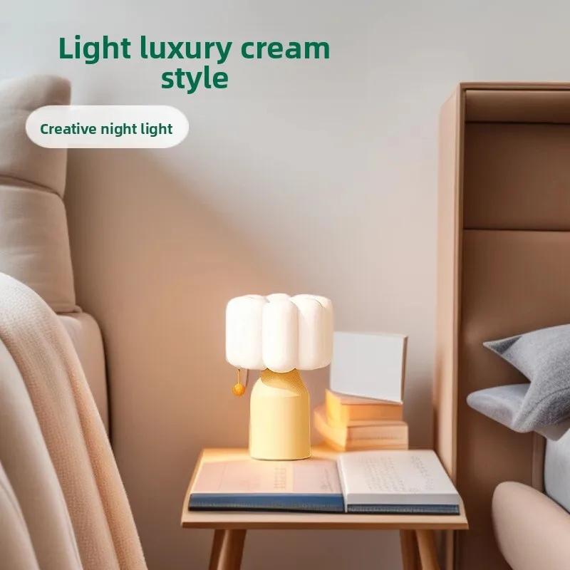 New Cream Style Bedside Bedroom High-End Table Sleep Lamp High-Value Night Light Atmosphere Lamp Birthday Gift
New Cream Style Bedside Bedroom High-End Table Sleep Lamp High-Value Night Light Atmosphere Lamp Birthday Gift