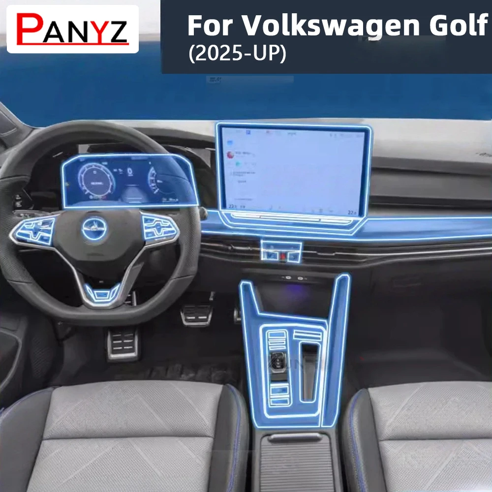 For Volkswagen VW Golf 8.5 2025 Golf 8 MK8.5/7 2024 Interior Film Transparent TPU Gear Panel GPS Center Console PPF Protection
For Volkswagen VW Golf 8.5 2025 Golf 8 MK8.5/7 2024 Interior Film Transparent TPU Gear Panel GPS Center Console PPF Protection