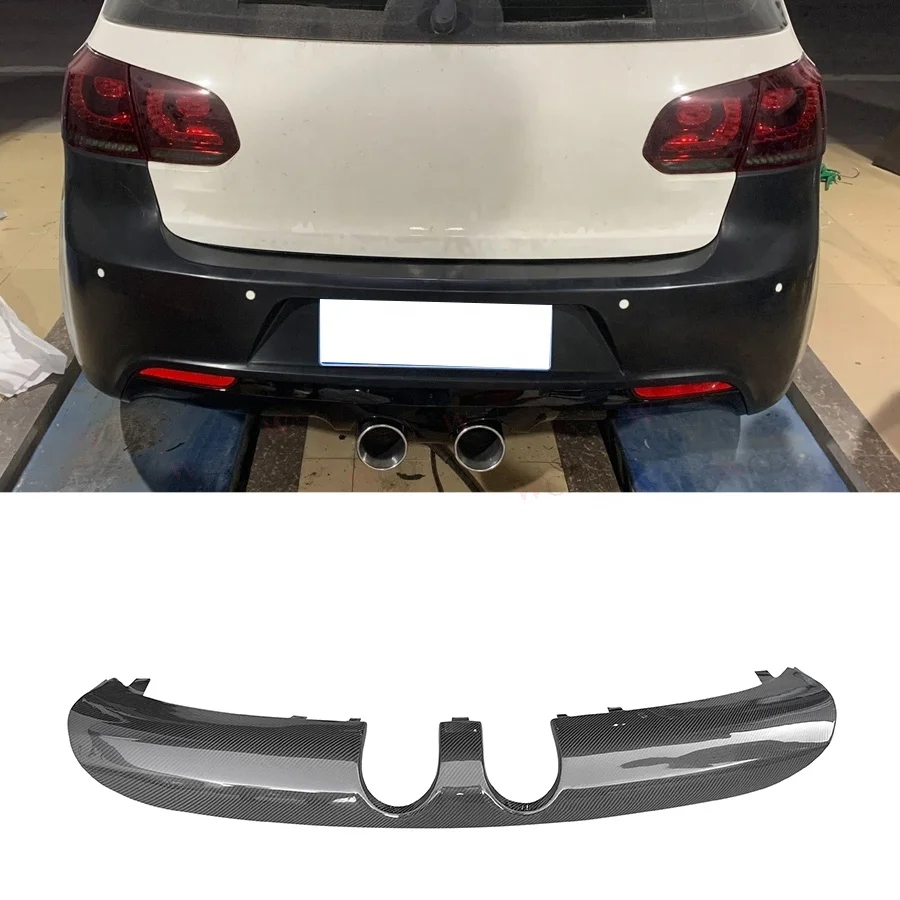 Carbon Fiber Rear Lip Diffuser Spoiler for Volkswagen's Golf V MK6 R20 2010+ Rear Diffuser Car Styling
Carbon Fiber Rear Lip Diffuser Spoiler for Volkswagen's Golf V MK6 R20 2010+ Rear Diffuser Car Styling