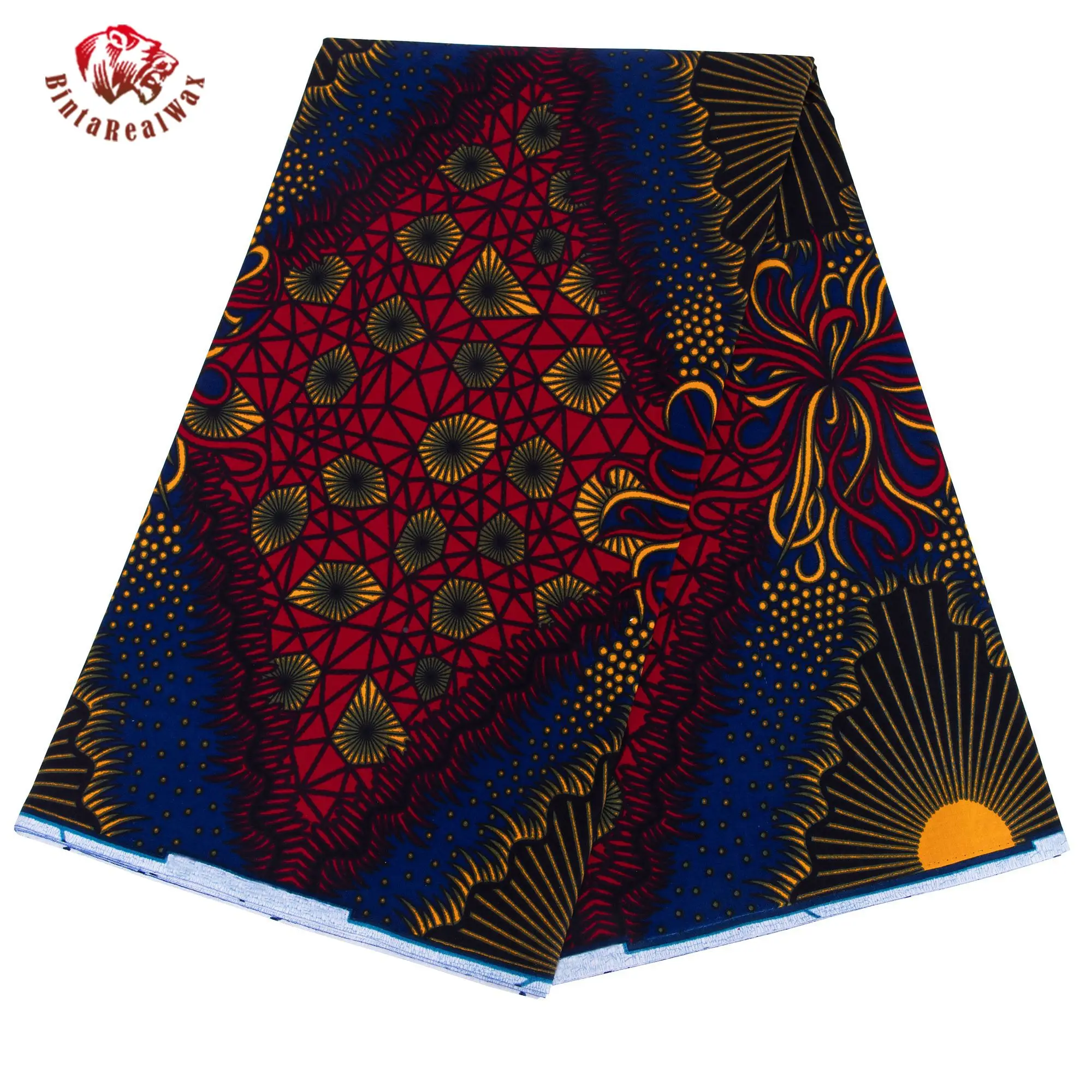 African Wax Print Fabric Vibrant Red Blue Floral Geometric Pattern 100% Cotton Ankara Fabric for Dress, Skirt, Headwrap 24FS1621
African Wax Print Fabric Vibrant Red Blue Floral Geometric Pattern 100% Cotton Ankara Fabric for Dress, Skirt, Headwrap 24FS1621