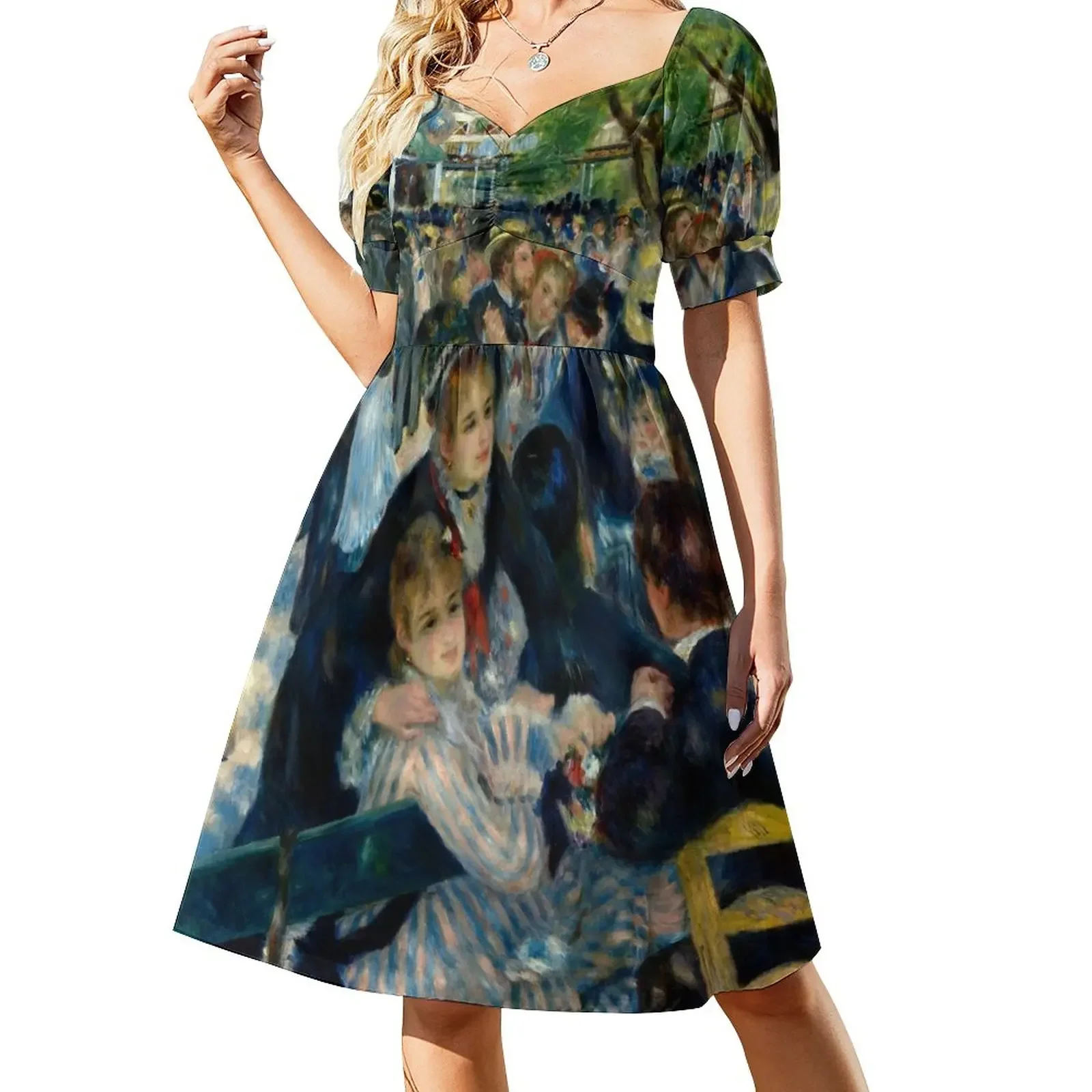 Renoir - Dance at Le Moulin de la Galette, 1876 Short-Sleeved Dress women's elegant loose dresses Women's dress women dresses
Renoir - Dance at Le Moulin de la Galette, 1876 Short-Sleeved Dress women's elegant loose dresses Women's dress women dresses