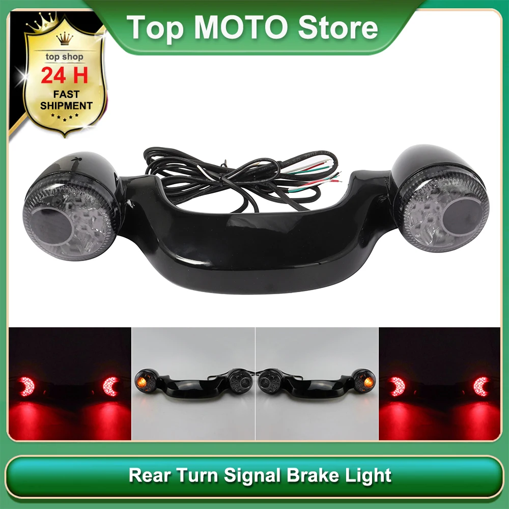 Motorcycle LED Rear Turn Signal Brake Light Bar Lamp Gloss Black Smoke Lens For Harley Touring Street Road Glide FLHX 2010-2021
Motorcycle LED Rear Turn Signal Brake Light Bar Lamp Gloss Black Smoke Lens For Harley Touring Street Road Glide FLHX 2010-2021