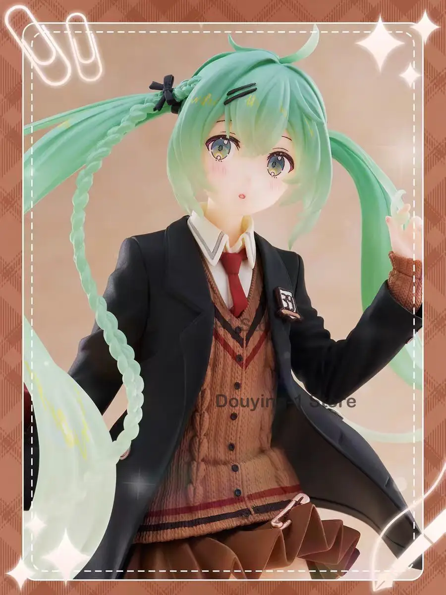 In Stock Original TAITO Miku Academy Uniform Ver. Fashion Official Figure Action Figure 18cm PVC Collectible Model Gift
In Stock Original TAITO Miku Academy Uniform Ver. Fashion Official Figure Action Figure 18cm PVC Collectible Model Gift