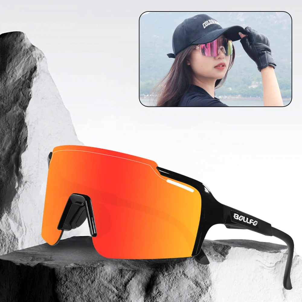 BOLLFO Auto Tint Cycling Sunglasses Photochromic UV Protection TR90 Lightweight Windproof Dustproof Bike Eyewear Antiparras
BOLLFO Auto Tint Cycling Sunglasses Photochromic UV Protection TR90 Lightweight Windproof Dustproof Bike Eyewear Antiparras