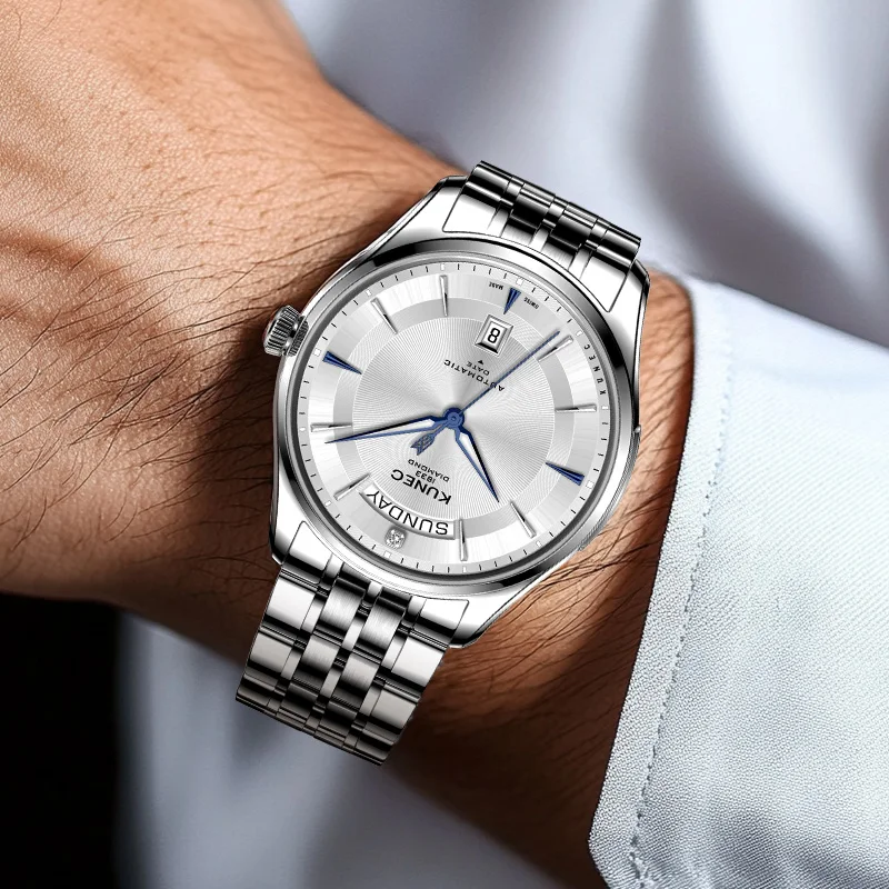 2025 new Swiss mechanical movement Ultra-thin steel case mens watch waterproof business casual automatic Unique code men watches
2025 new Swiss mechanical movement Ultra-thin steel case mens watch waterproof business casual automatic Unique code men watches