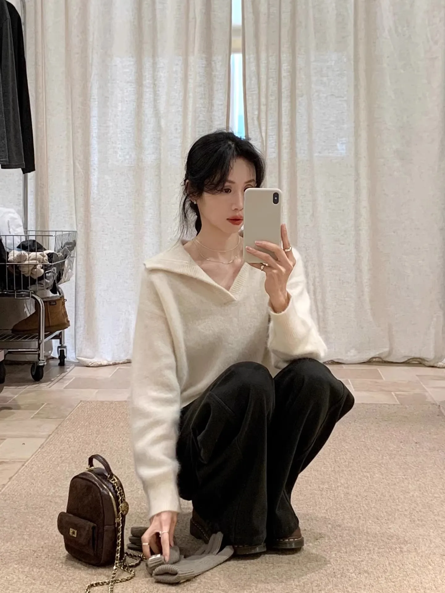 Женский длинный шерстяной свитер BRIVIN в корейском стиле, мягкий, с воротником, нежный, для осени и зимы, новинка, белый
Женский длинный шерстяной свитер BRIVIN в корейском стиле, мягкий, с воротником, нежный, для осени и зимы, новинка, белый