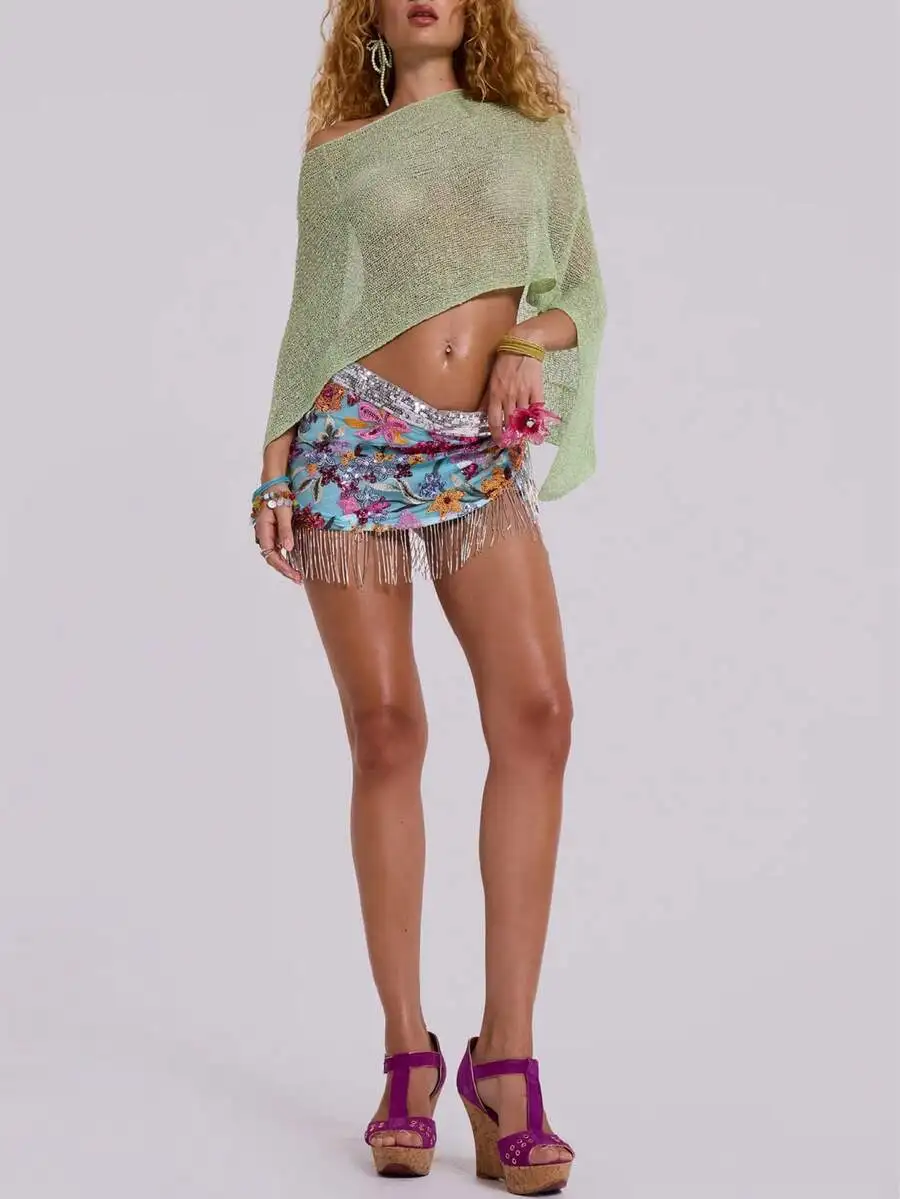 Women Sheer Lightweight Poncho Shrug Bolero Summer Cropped Top
Women Sheer Lightweight Poncho Shrug Bolero Summer Cropped Top