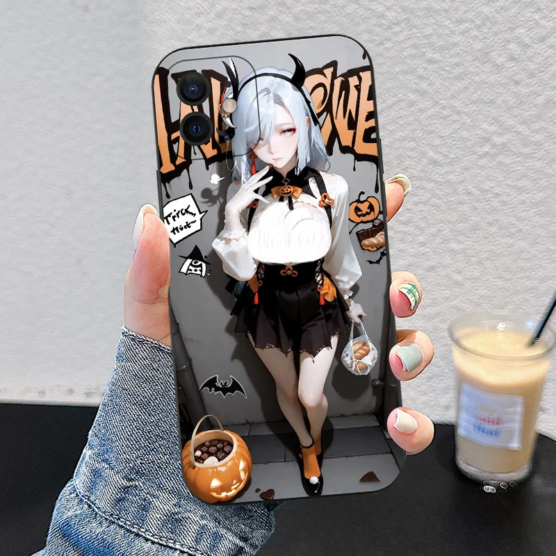 Halloween Genshin Impact Shenhe Phone Case For iPhone 16 15 11 12 14 13 Pro Max Mini X XS XR 7 8 Plus SE4 16e Silica Anime Cover
Halloween Genshin Impact Shenhe Phone Case For iPhone 16 15 11 12 14 13 Pro Max Mini X XS XR 7 8 Plus SE4 16e Silica Anime Cover