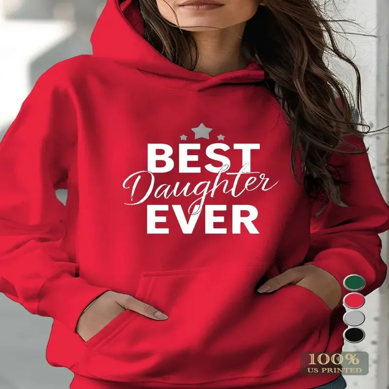 Зима-Осень, женский свитшот большого размера, женская одежда, лучшая дочь, подарок с текстом и звездой, удобный хлопковый топ
Зима-Осень, женский свитшот большого размера, женская одежда, лучшая дочь, подарок с текстом и звездой, удобный хлопковый топ