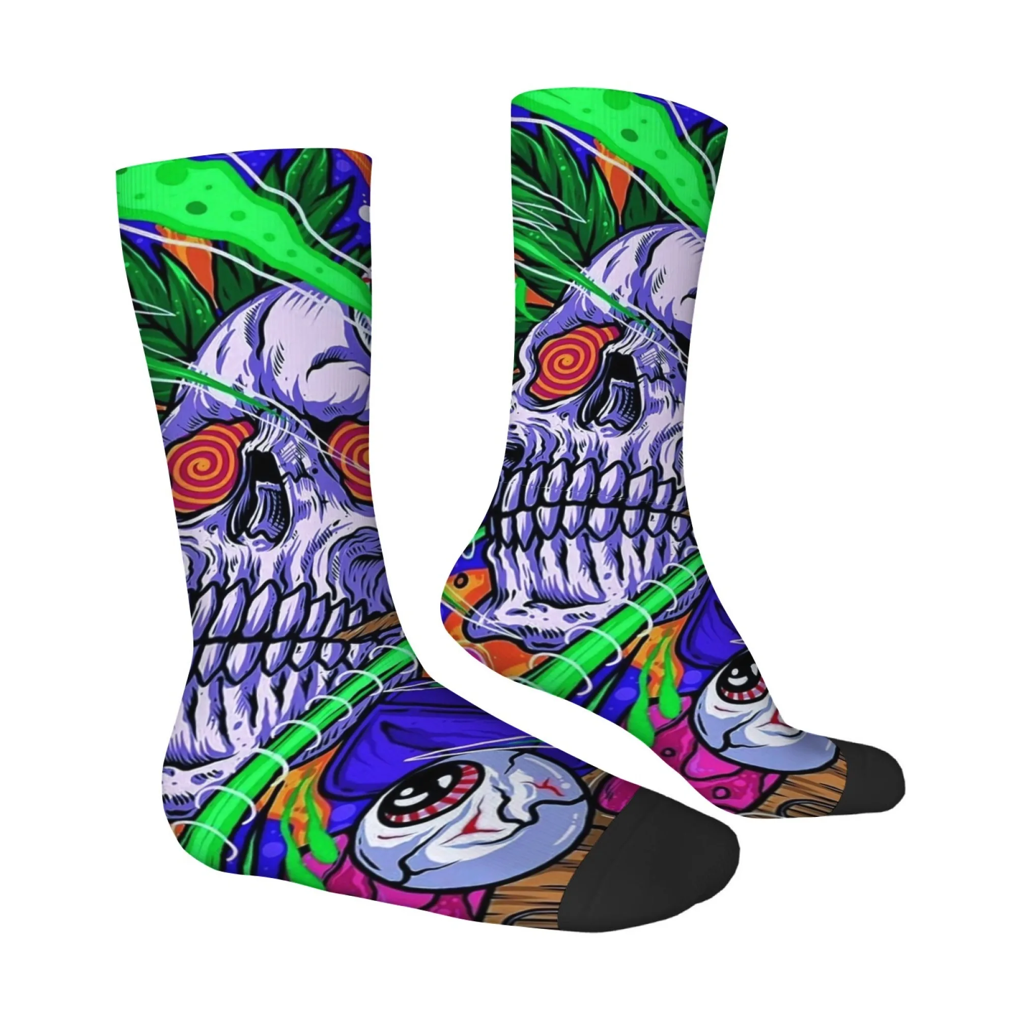 Mysterious Gothic Art Socks Psychedelic Eyeball Skull Print Mid-Calf Socks Cyberpunk Street Comfortable Breathable Soft Socks
Mysterious Gothic Art Socks Psychedelic Eyeball Skull Print Mid-Calf Socks Cyberpunk Street Comfortable Breathable Soft Socks